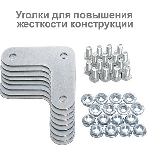 Стеллаж металлический BRABIX "MS KD-200/50-5", 2000х1000х500 мм, 5 полок, сборная стойка, 291120, S240BR245502