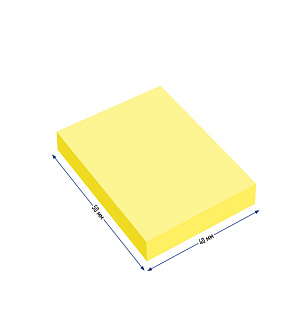 Самоклеящийся блок Berlingo "Ultra Sticky", 50*40мм, 3 блока по 100л, 3 неоновых цвета