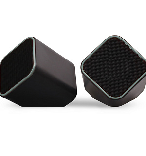 Колонки Smartbuy CUTE, 2*3,W, питание от USB, серый, черный