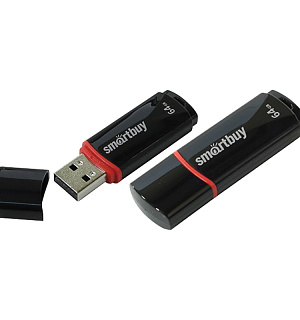 Память Smart Buy "Crown"  64GB, USB 2.0 Flash Drive, черный