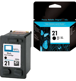 Картридж струйный HP (C9351AE) Deskjet 3920/3940/officeJet4315/4355, №21, черный, оригинальный