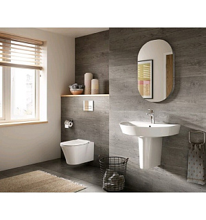 Сиденье и крышка Ideal Standard CONNECT AIR E036601, тонкое, дюропласт, микролифт, съёмное