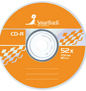 Диск CD-R 700Mb Smart Track 52x Cake Box (50шт)