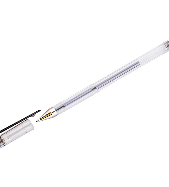 Ручка гелевая OfficeSpace черная, 0,5мм