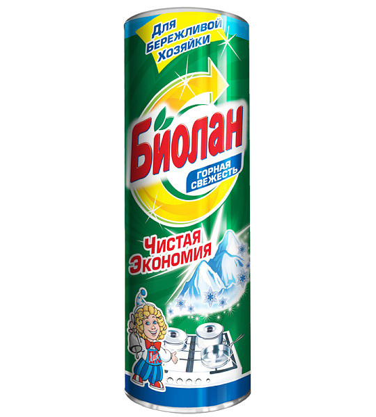 Средство чистящее Биолан "Горная свежесть", порошок, 400г