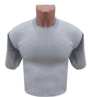 Футболка (160 г.) с кор.рукавом серая (M)