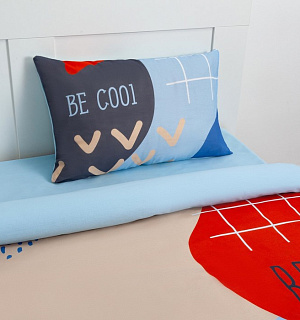 Постельное бельё «Этель» 1.5 сп Be cool 143*215 см, 150*214 см, 50*70 см -1 шт,100% хл, бязь