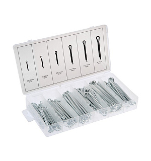 Набор шплинтов ТУНДРА krep, 144 предмета