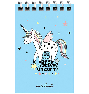 Блокнот А7 40л. на гребне ArtSpace "Be happy"