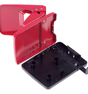 Дырокол Berlingo "Universal" 40л., металлический, ассорти, с линейкой