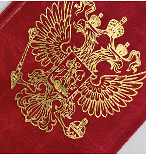 Обложка-карман для карт и пропусков, проездных OfficeSpace, 95*65мм, ПВХ, тиснение золотом, ассорти