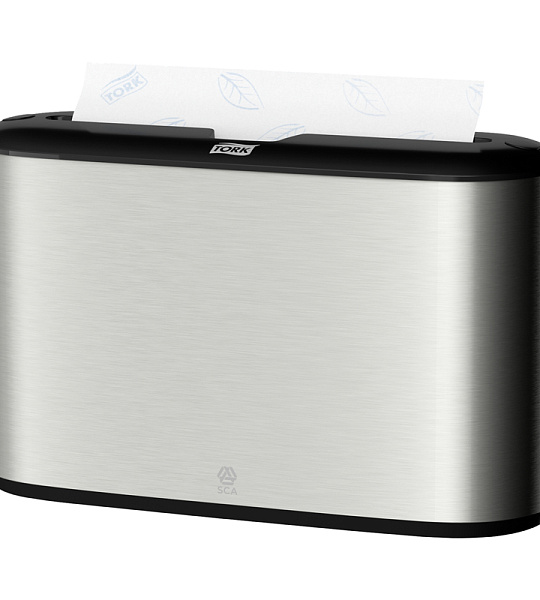 Диспенсер для полотенец листовых настольный Tork "Xpress.Multifold"(Н2), металл/пластик, механический, 460005 (ПОД ЗАКАЗ)