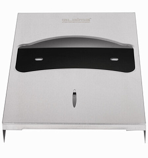 Диспенсер для покрытий на унитаз LAIMA PROFESSIONAL INOX, 1/4 сложения, нержавеющая сталь, матовый, 605704