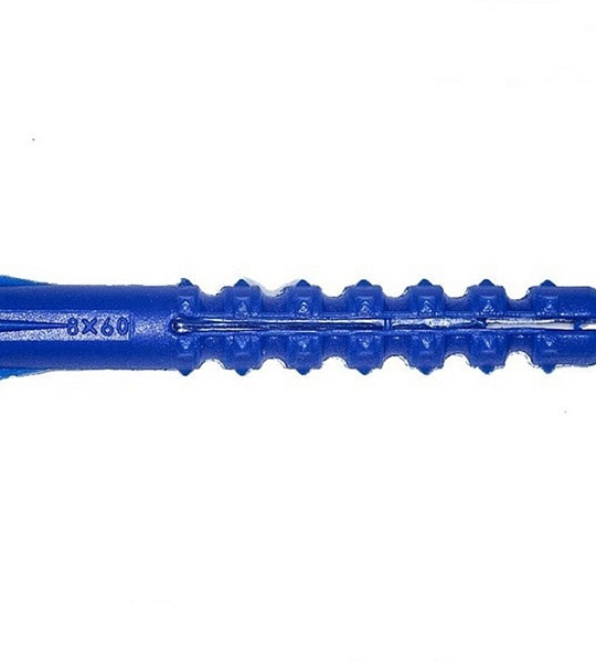 Дюбель - К, полипропилен, с шипами, 8х30, в упаковке 1000 шт.