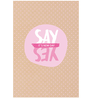 Записная книжка А5 80л. BG "Скажи да!", матовая ламинация, выб. лак