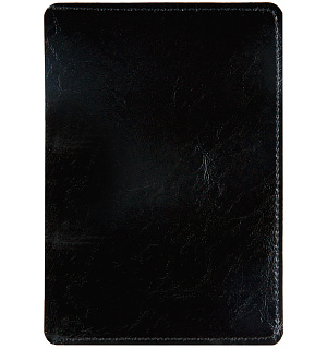 Обложка для паспорта OfficeSpace, кожа, черный