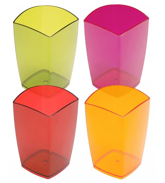 Подставка-стакан СТАММ "Люкс. Сочный офис", ассорти