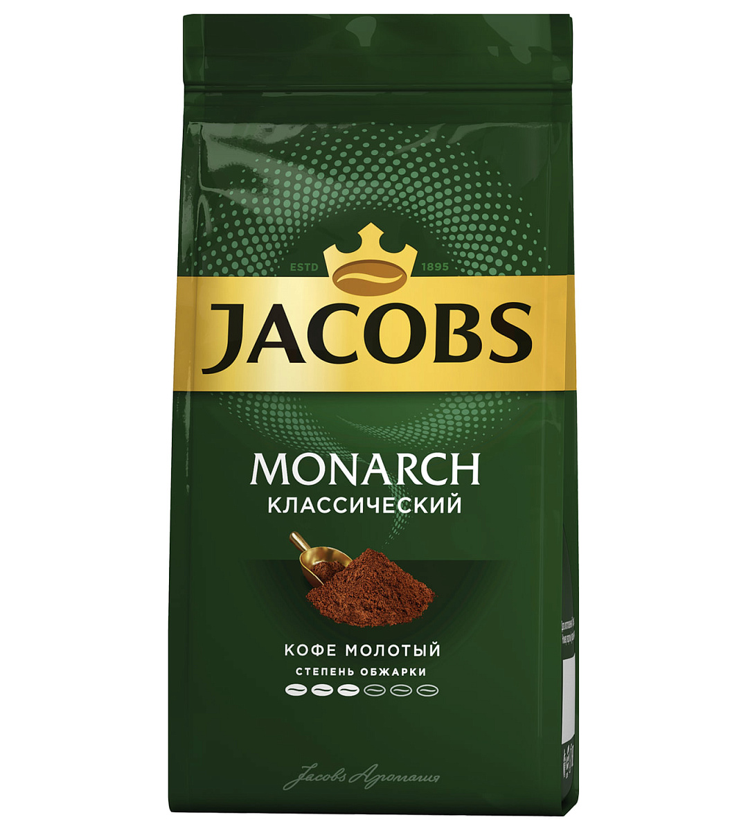 Кофе молотый JACOBS Monarch, 230 г, вакуумная упаковка, 8052075