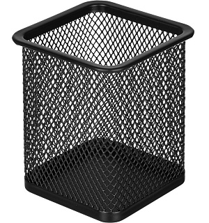 Подставка Attache для письм.прин.квадр.80х80мм,выс.98мм,металл.сетка чёрная