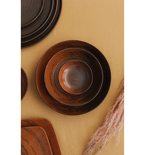 Соусник Lykke brown, d=10 см цвет коричневый