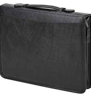 Папка из кожзаменителя на молнии с ручкой, 8-013