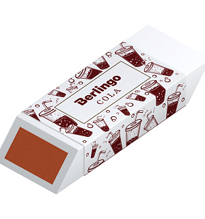 Ластик Berlingo "Aroma", прямоугольный, скошенный, 58*22*20мм
