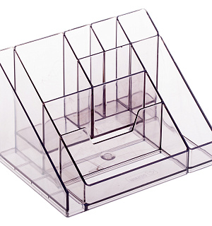 Настольная подставка СТАММ "Каскад", тонированный серый