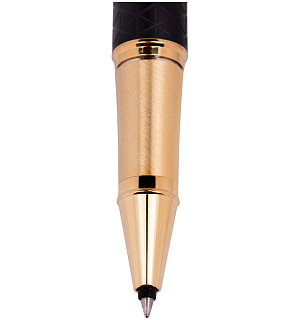 Ручка-роллер Parker "IM Premium Black/Gold GT" черная, 0,8мм, подарочная упаковка