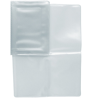 Блок-вкладыш для бумажника водителя OfficeSpace ПВХ, прозрачный, с доверенностью