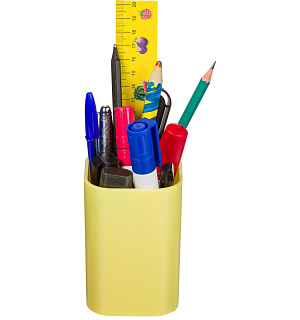 Подставка-стакан для канцелярских принадл-ей Attache Selection желтый