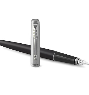 Ручка перьевая Parker "Jotter Bond Street Black CT" 1,0мм, подарочная упаковка