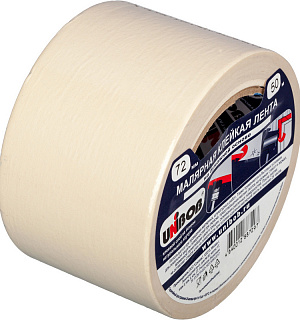 Клейкая лента малярная Unibob 72мм х 50м