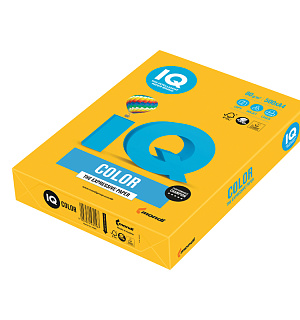 Бумага IQ "Color intensive" А4, 80г/м2, 500л. (солнечно-желтый)