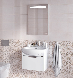 Зеркало Cersanit LED 010 BASE 60 x 70 см, с подсветкой