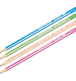 Карандаш ч/г Berlingo "Triangle ultra" HB, трехгранный, c ластиком, заточен.