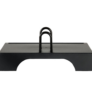 Подставка под календарь СТАММ, малая, пластик, черный