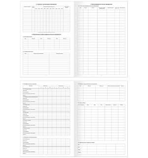 Медицинская карта ребенка OfficeSpace, 16л, А4 (205*290мм), форма 026/у-2000, блок офсет, для девочки