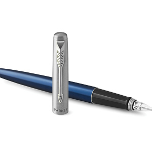 Ручка перьевая Parker "Jotter Royal Blue CT" 1,0мм, подарочная упаковка