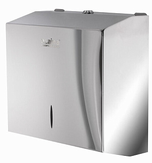 Диспенсер для полотенец LAIMA PROFESSIONAL INOX, (Система H3) V-сложения, нержавеющая сталь, зеркальный, 605697