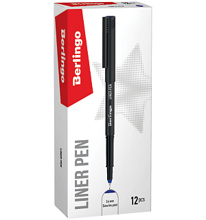 Ручка капиллярная Berlingo "Liner pen" синяя, 0,4мм