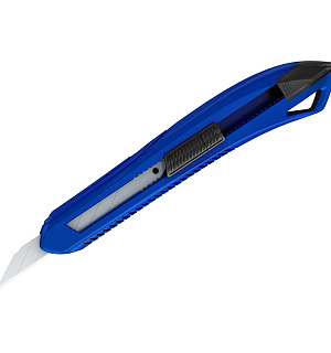 Нож канцелярский 9мм Berlingo "Razzor 100", push-lock, ассорти, европодвес