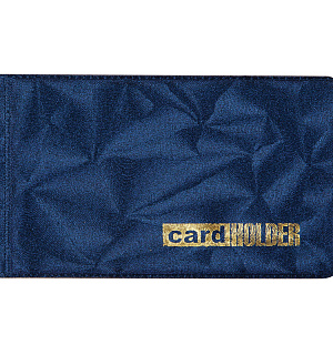 Визитница карманная OfficeSpace на 20 визиток, 65*110мм, ПВХ, синий