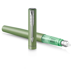 Ручка перьевая Parker "Vector XL Green" синяя, 0,8мм, подарочная упаковка