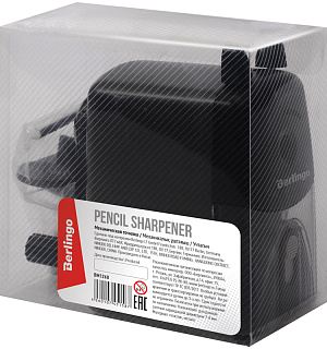 Точилка механическая Berlingo, 2в1, цвета металик в асс., пласт. корпус, инд. упаковка
