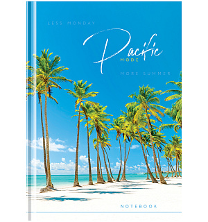 Бизнес-блокнот А5, 80л., OfficeSpace "Путешествия. Pacific mode", глянцевая ламинация