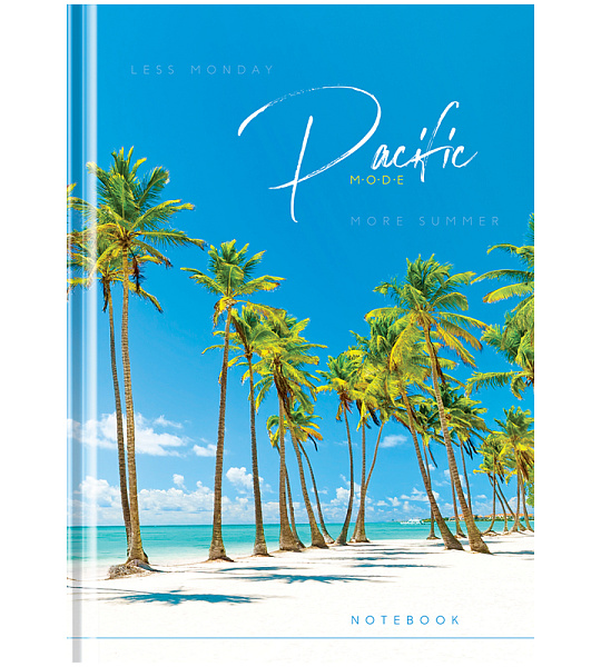 Бизнес-блокнот А5, 80л., OfficeSpace "Путешествия. Pacific mode", глянцевая ламинация