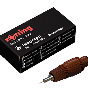 Пишущий элемент для изографа Rotring 0,5мм, картон. упаковка