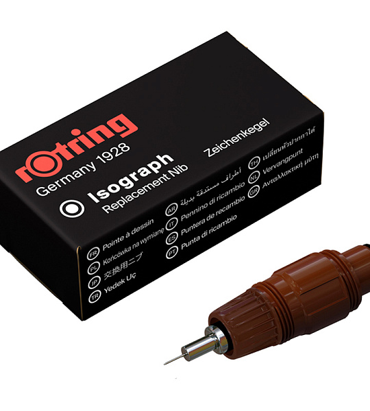 Пишущий элемент для изографа Rotring 0,5мм, картон. упаковка