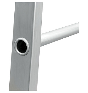 Стремянка алюминиевая 7 ШИРОКИХ СТУПЕНЕЙ 13 см, площадка 1,5 м, нагрузка 225 кг, вес 6,8 кг, 5110107, НВ