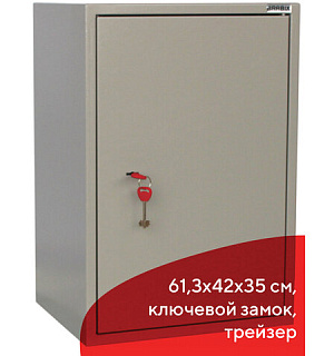 Шкаф металлический для документов BRABIX "KBS-011Т", 613х420х350 мм, 15 кг, трейзер, сварной, 291152